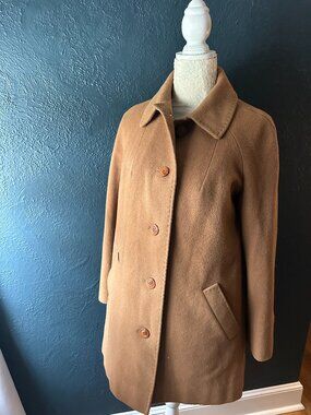 Vintage 60s-70s Camel Wool Coat